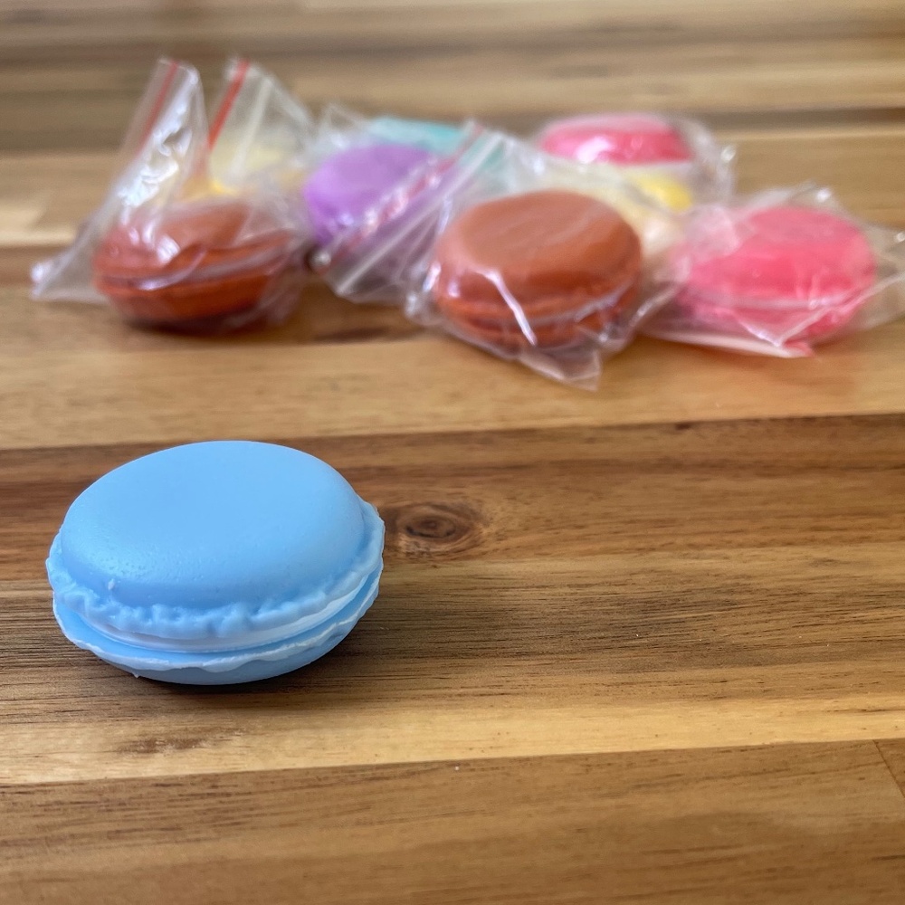 9 pk Macaron case - candy color mini box, jewelry, pill box, cute organizer NEW